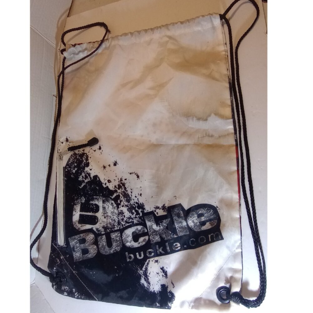 BKE Buckle Graffiti Design Drawstring Bag - Picture 7 of 10